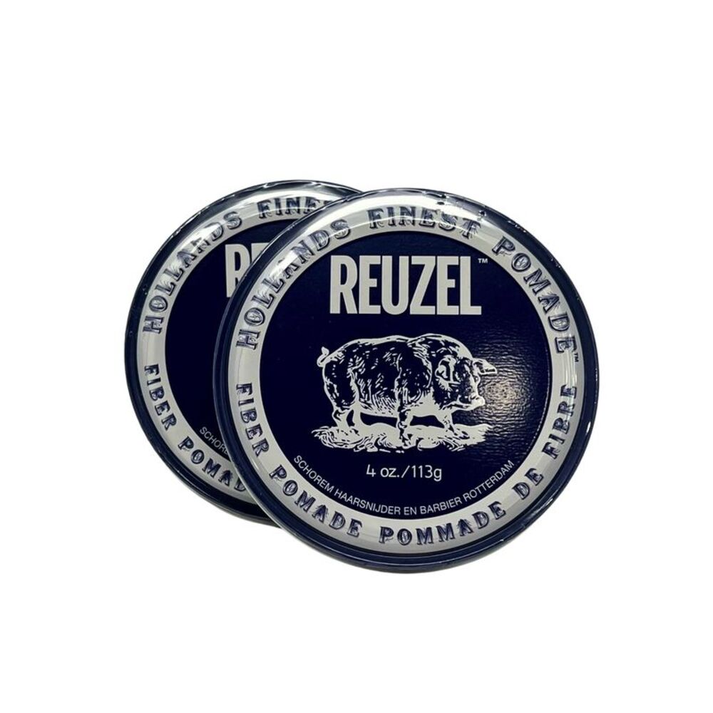 Reuzel Fiber Pomade Regular Size 4 oz, Pack of 2